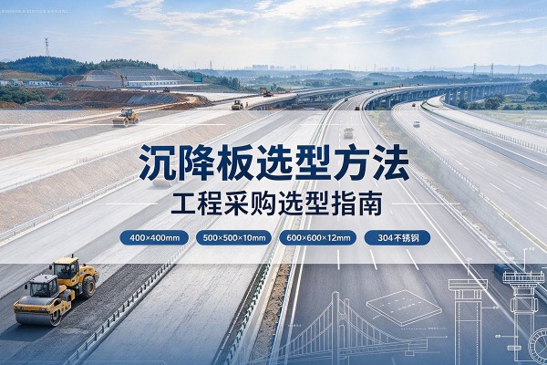 土默特右旗沉降板选择方法