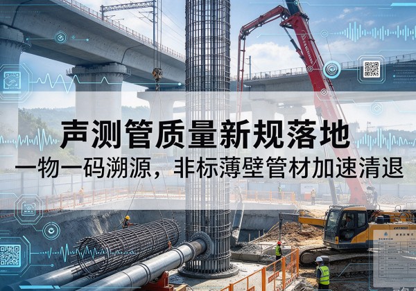土默特右旗声测管质量新规落地，一物一码溯源，非标薄壁管材加速清退